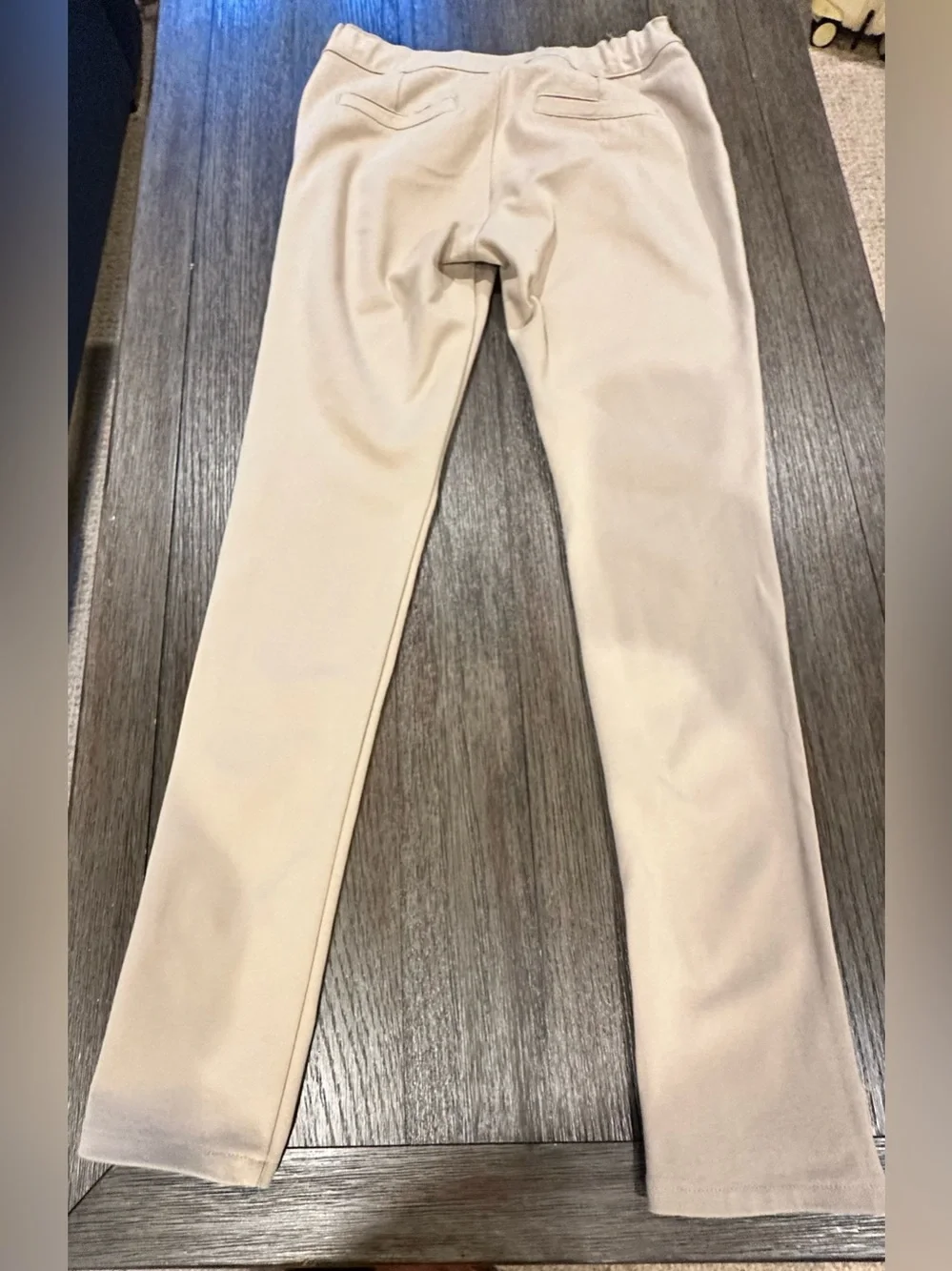 Old Navy - girls khaki knit pants/jeggings - school uniform - Back to School
